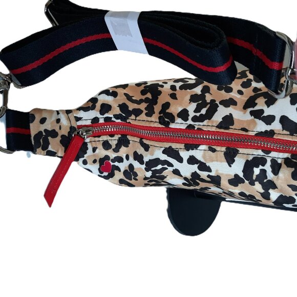 Brighton The Spotted Love Swing Bag Leopard Print Lightweight Packable - Picture 6 of 9